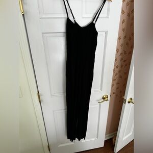Gap Tall Smocked Wide-Leg Jumpsuit Size Small Tall in Black
